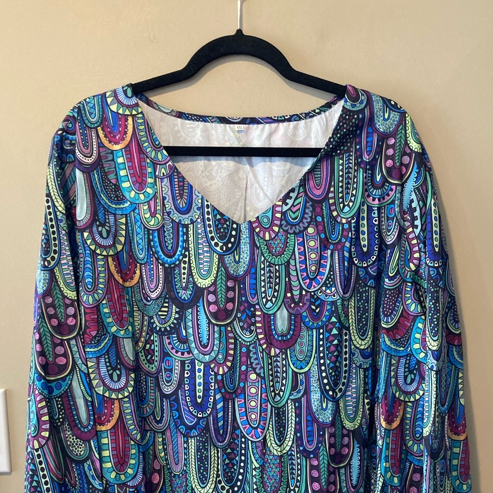 Colourful Patterned Top - Picture 4 of 13